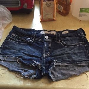 BKE denim jean shorts
